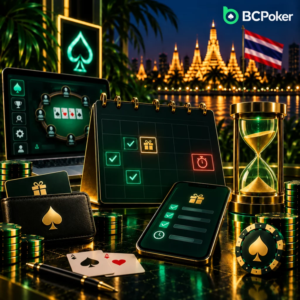 BCPoker Thailand bonus deadline tracking