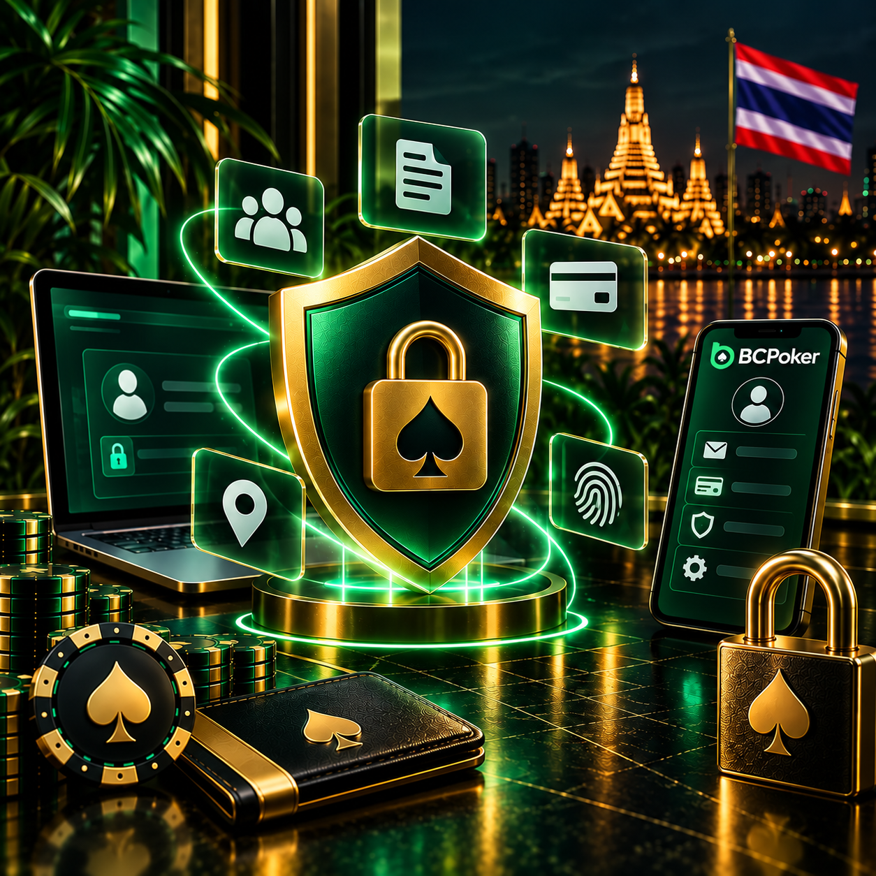 BCPoker Thailand privacy policy banner