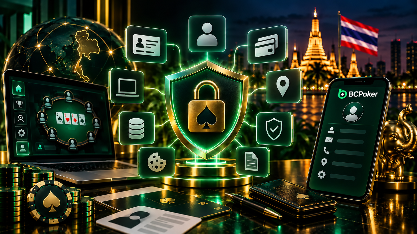 BCPoker Thailand personal data categories